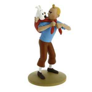 Tintin Figurine Resine 42194 Tintin Ramene Milou