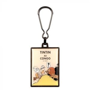 Tintin Metal keyring 42520 Album Congo Colored