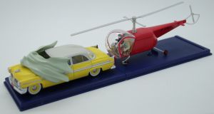 Tintin en Voiture - 2 118 047 + 048 La Chrysler jaune + L'hélicoptère rouge de L'Affaire Tournesol