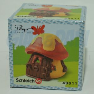 4.9011 49011 Red/Yellow cottage Casa Piccola Rossa Gialla 2A + BOX PEYO con adesivo