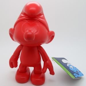 Puffi Puffo Smurf Figurine Schtroumpf Red-Colured Mat 20cm Vinyl Toys