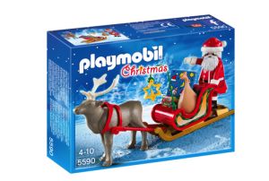 Playmobil 5590 Slitta con Babbo Natale e renna