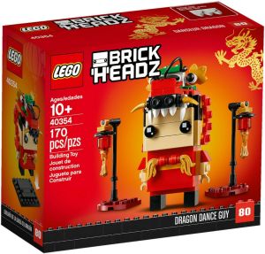 Lego Brick Headz 40354 Dragon Dance Guy 80 A2019
