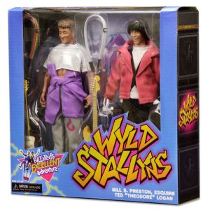Neca Bill and Ted's Exellent Adventure 8" Clothed Figure Bill and Ted 2 Pack