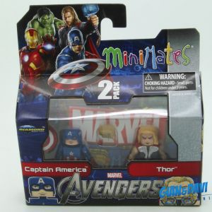 Diamond Toys Minimates Marvel The Avengers Captain America Thor