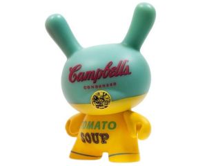 Kidrobot Vinyl Mini Figure - Dunny Andy Warhol 2 - Campbell's Soup Can 3/24