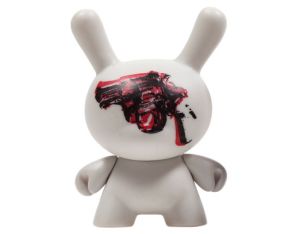 Kidrobot Vinyl Mini Figure - Dunny Andy Warhol 2 - Gun 1/24