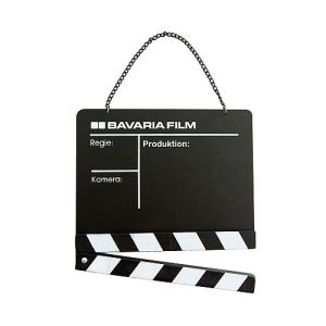 Bavaria Film Ciak in Plastica da Parete dimensioni 18x20cm