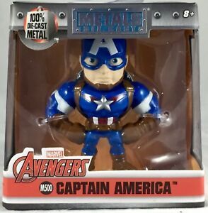 Jada Oval Metals Die Cast - Marvel Avengers 2,5" - M500 Captain America