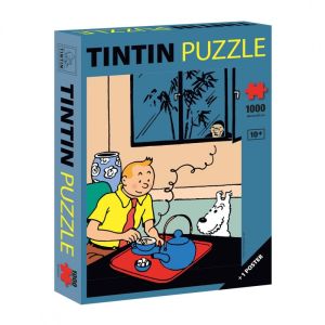 Tintin Puzzle 81557 Tintin drinking his tea 1000 pieces