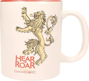 Sd Toys Merchandising Mug Tazza GOT Game of Thrones Hera me Roar Lannister White