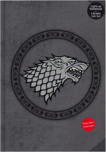 Sd Toys Merchandising Notebook with light GOT Game of Thrones Stark