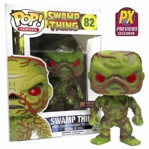 Funko Pop Heroes 82 DC Swamp Thing 7070 Swamp Thing GITD Exclusive PX Previews