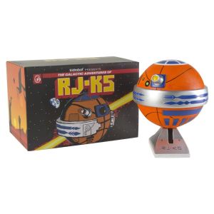 Kidrobot The Galactic Adventures of Rj-K5 Orange Version