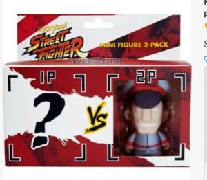Kidrobot Vinyl Mini Figure -  Street Fighter 3" M. Bison 2 Pack