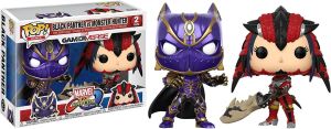 Funko Pop 2-Pack Games Marvel Vs Capcom 22780 Black Panther Vs Monster Hunter