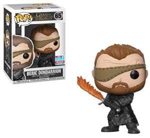 Funko Pop Game of Thrones 65 GOT 34621 Beric Dondarrion Flame Sword NYCC2018