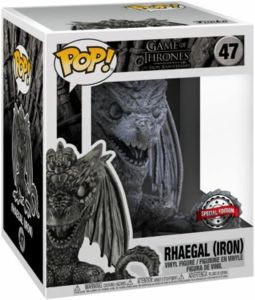Funko Pop 6" Big Size Game Of Thrones 47 GOT 57935 Rhaegal Iron Special Edition
