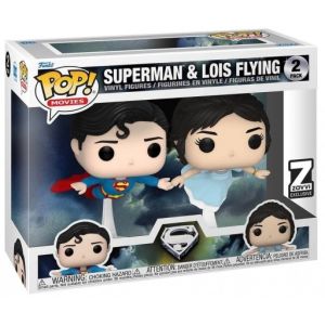Funko Pop Movies 2 Pack The Movie 60162 Superman & Lois Flyung Zavvi Exclusive