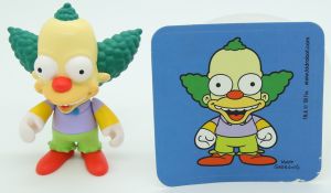 Kidrobot Vinyl Mini Figure - Simpsons S1 Krusty the Clown 1/24