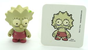 Kidrobot Vinyl Mini Figure - Simpsons S2 Lisa Zombie 1/100