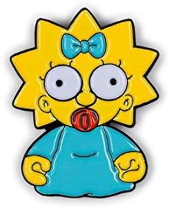 Kidrobot Enamel Pin Spilla Series - The Simpsons Maggie 1/20