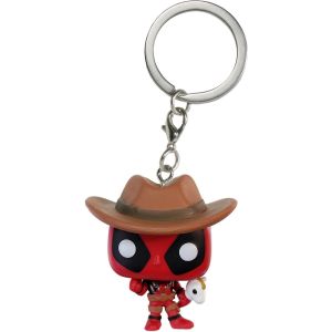 Funko Pocket Pop Keychain Mystery Marvel Deadpool Cowboy