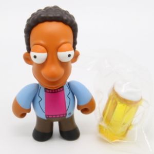 Kidrobot Vinyl Mini Series Figure - The Simpsons Moe's Tavern Carl Carlson 2/24