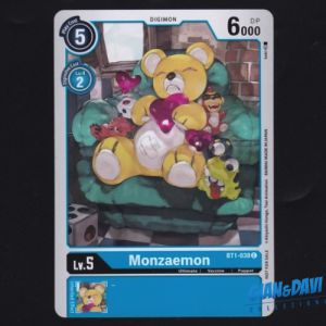 BanDai Digimon Card Game - Tournament Kit Vol.2 - BT1-038 C ALT Monzaemon