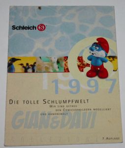 Catalogo Schleich 1997 formato A6 con scritte
