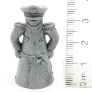 Ferrero Kinder Ü-Ei Soldatini Metallfiguren Fingerhut Miniaturen - Militar General Eisen
