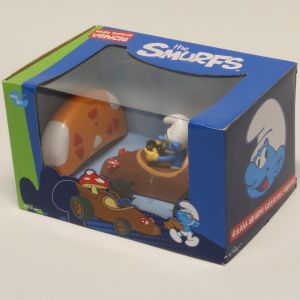 The Smurfs Goldie Radio Control Vehicle 5" SMR010 Sporty's Log Racer
