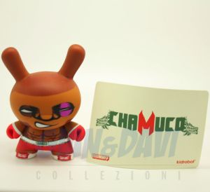 Kidrobot Vinyl Mini Figure - Dunny Azteca 2 - Chamuco from Tepito 2/25