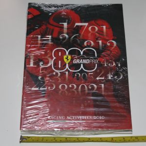 Libro Pubblicazione Ferrari Racing Activities 2010 Grand Prix 300 pagine Sigillato