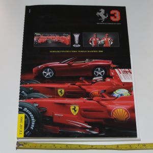 Libro Pubblicazione Ferrari Year 2008 Constructor's World Champion 272 Pagine Rovinato