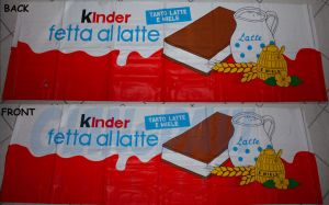 Werbeartikel - Kinder fetta al latte Materassino Gonfiabile
