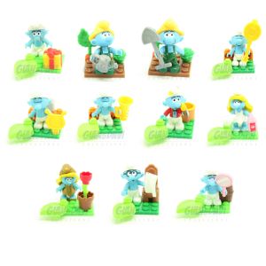 Mega Bloks The Smurfs 10757 Serie 1 Completa 11 Personaggi