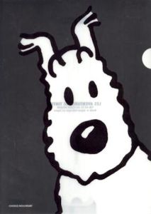 Tintin Cartoleria 15117 Plastic Sleeves - A4 Snowy Grey
