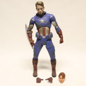NECA Captain America Battle Damaged Marvel Avengers 18" 45cm Action Figure 1/4