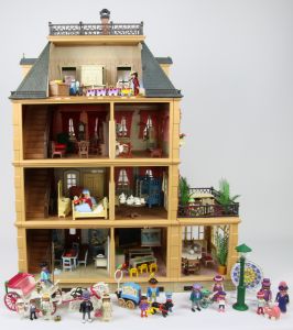 Playmobil 5300 Victorian doll House + more accessor Vittoriana Casa Bambole