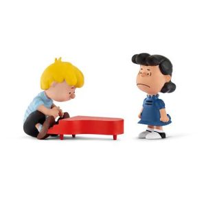 Schleich Peanuts Snoopy 22055 Scenery Pack Lucy & Schroeder