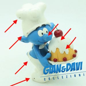 SM_RS_PSY Plastoy Cake Smurf Senza Scatola