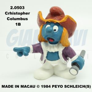 2.0503 20503 Historical Crhistopher Columbus Smurf Puffo Puffi Storici 1B
