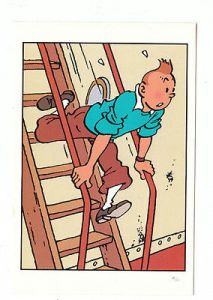 Tintin Moulinsart Postcard Double 15x10cm - 025 Coke en Stock