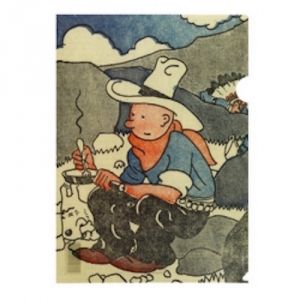 Tintin Cartoleria 15173 Plastic Sleeves - A4 Petit 20e America 1932