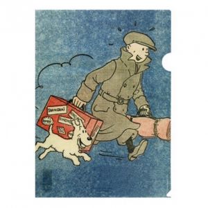 Tintin Cartoleria 15176 Plastic Sleeves - A4 Petit 20e The Broken Ear 1935