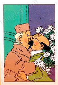 Tintin Moulinsart Postcard 15x10cm - 179 Castafiore & Tournesol