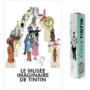 Tintin Moulisart Poster 23004 le musée imaginaire de Tintin