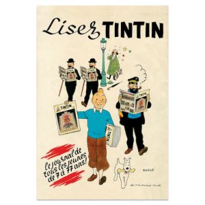 Tintin Moulisart Poster 23006 "Lisez Tintin"