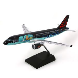 Tintin 29664 "Rackham "Brussels Airlines Plane A-320" (Scale 1:100) Moulinsart